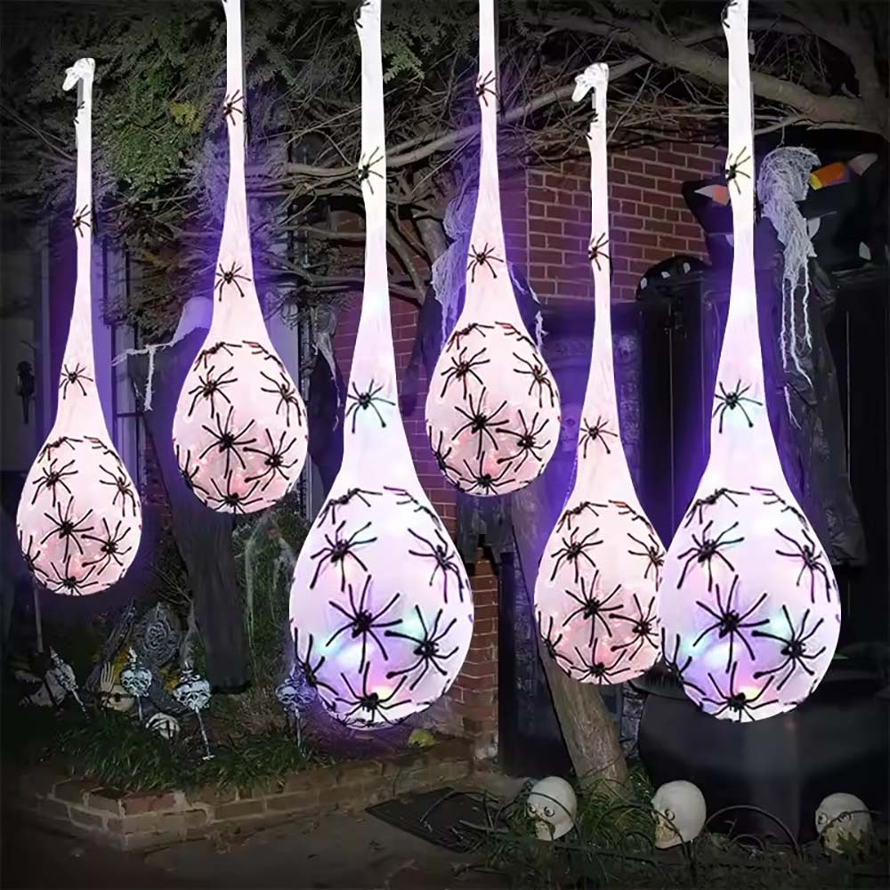Spider Web Halloween Decoration - 할로윈 장식용 라이트업 거미알망 야외 장식