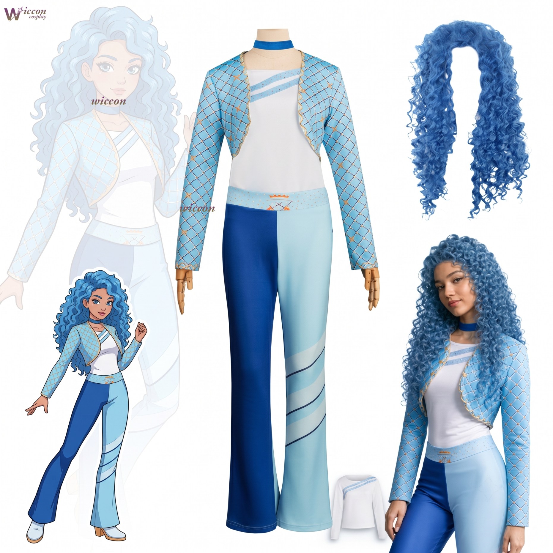 Halloween Costume Kids - Cos C COS NEW D-Descendants 어린이를위한