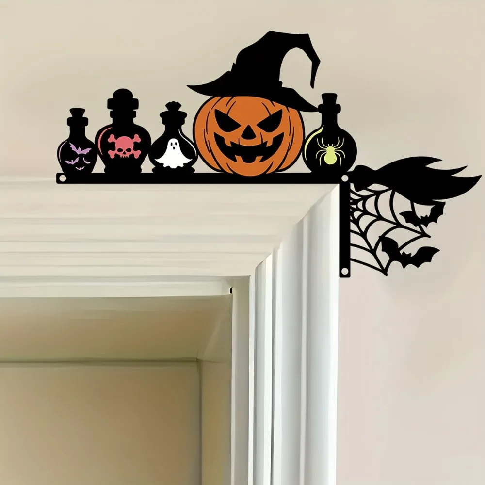 Spider Web Halloween Decoration - CIFBUY 할로윈 문 모서리 장식용 금속