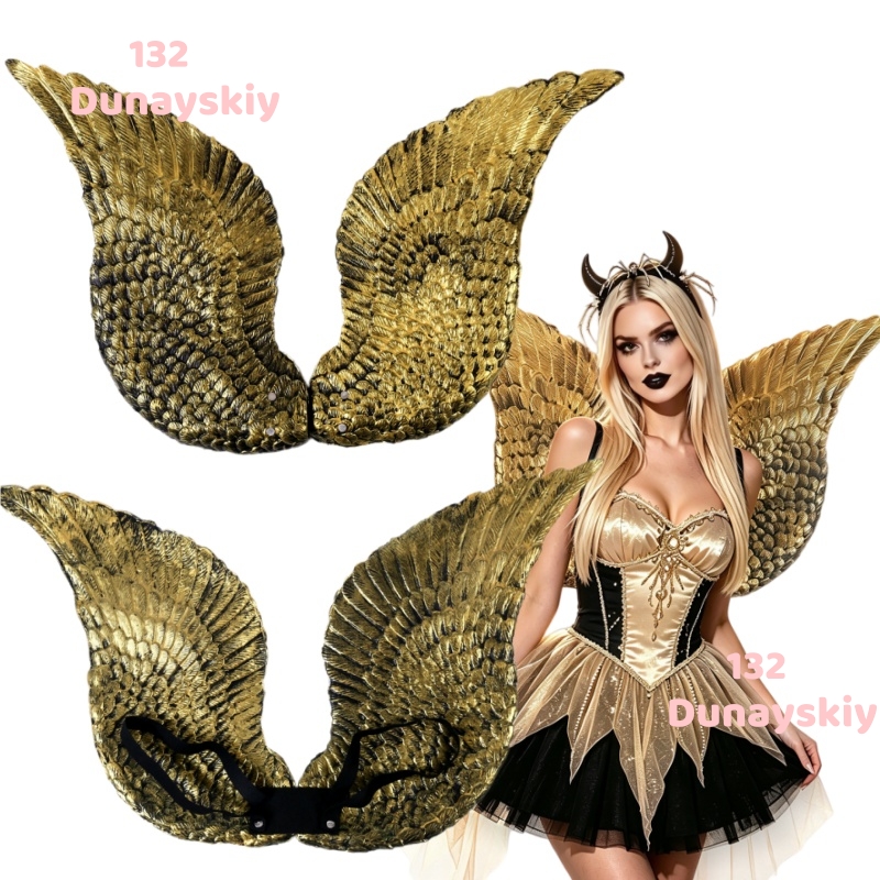 Halloween Party Supplies - 천사 깃털 의상 액세서리, 성스러운 천사