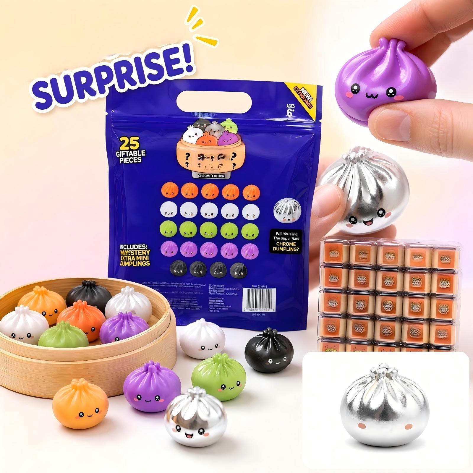 Halloween Party Supplies - 미니 크리스마스 스퀴시 만두 25개 세트,