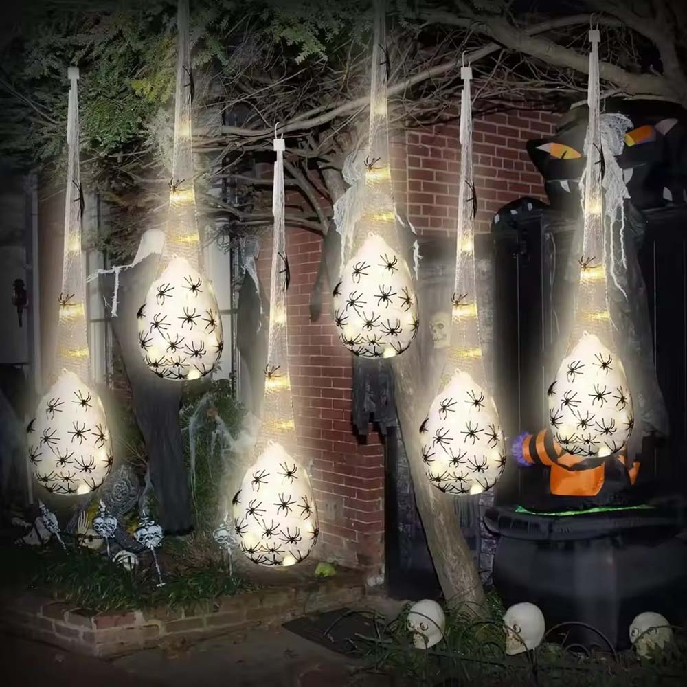 할로윈 장식용 라이트업 거미알망 야외 장식 발광 거미줄 - Spider Web Halloween Decoration 리뷰 및 가격