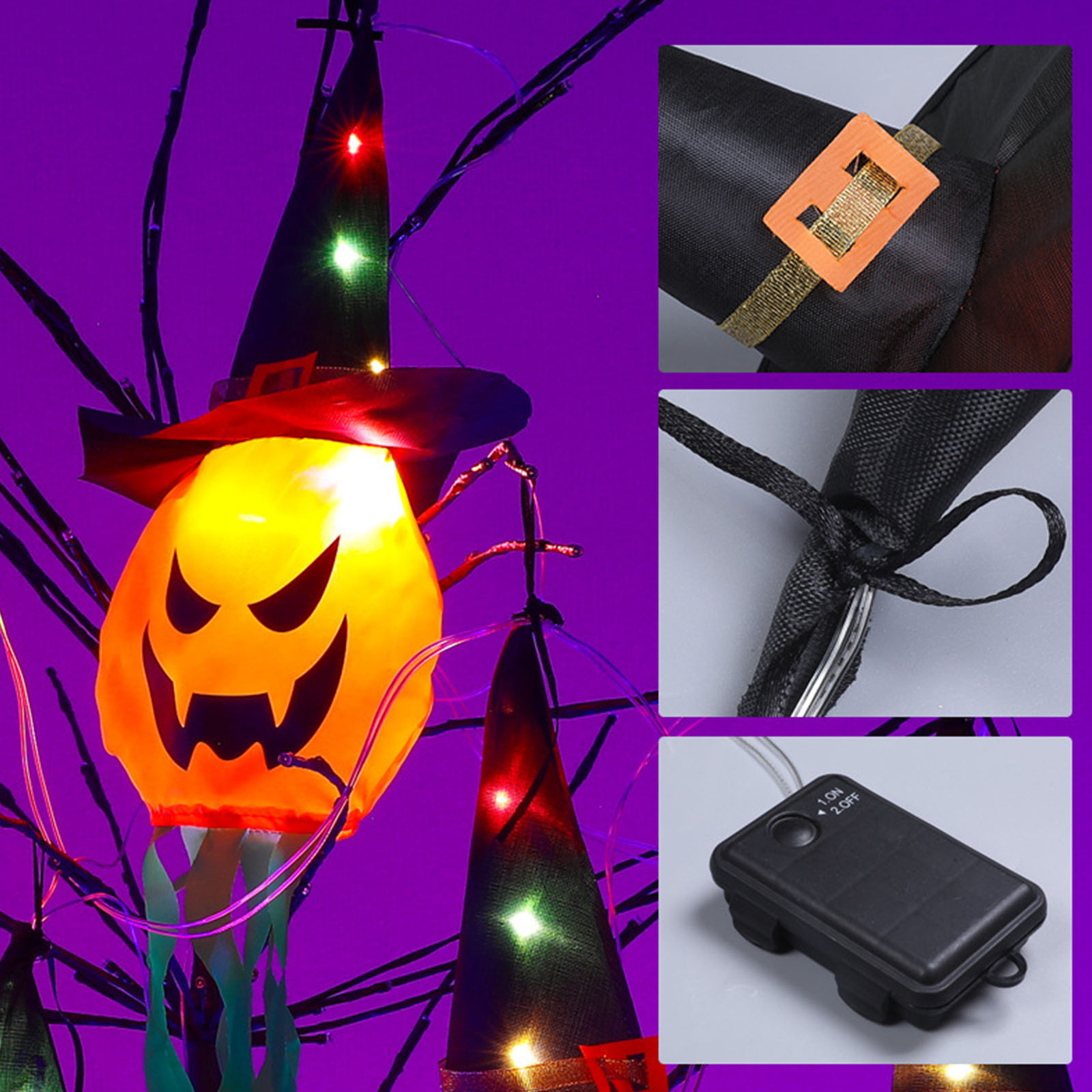 할로윈 장식용 조명, 무서운 분위기를 연출하는 오렌지색 - Halloween Led String Lights Orange 리뷰 및 가격