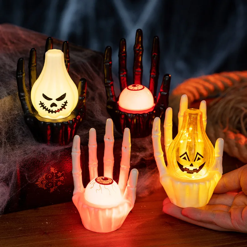 할로윈 LED 유령 손 모양 야간 조명, 빛나는 호박  - Halloween Pumpkin Decor Led 리뷰 및 가격