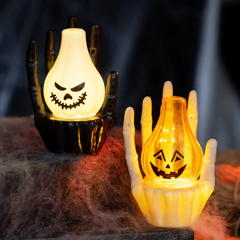 할로윈 LED 유령 손 모양 야간 조명, 빛나는 호박  - Halloween Pumpkin Decor Led 리뷰 및 가격