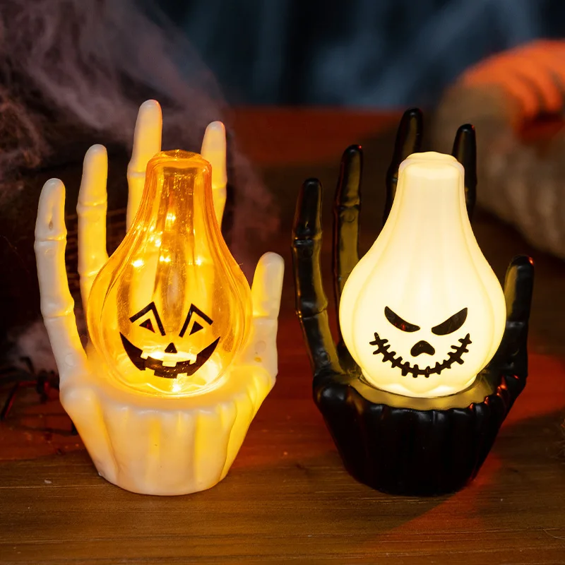 할로윈 LED 유령 손 모양 야간 조명, 빛나는 호박  - Halloween Pumpkin Decor Led 리뷰 및 가격