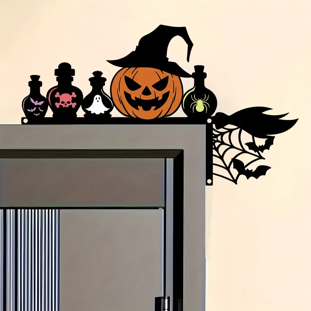 CIFBUY 할로윈 문 모서리 장식용 금속 아트, 마녀 - Spider Web Halloween Decoration 리뷰 및 가격