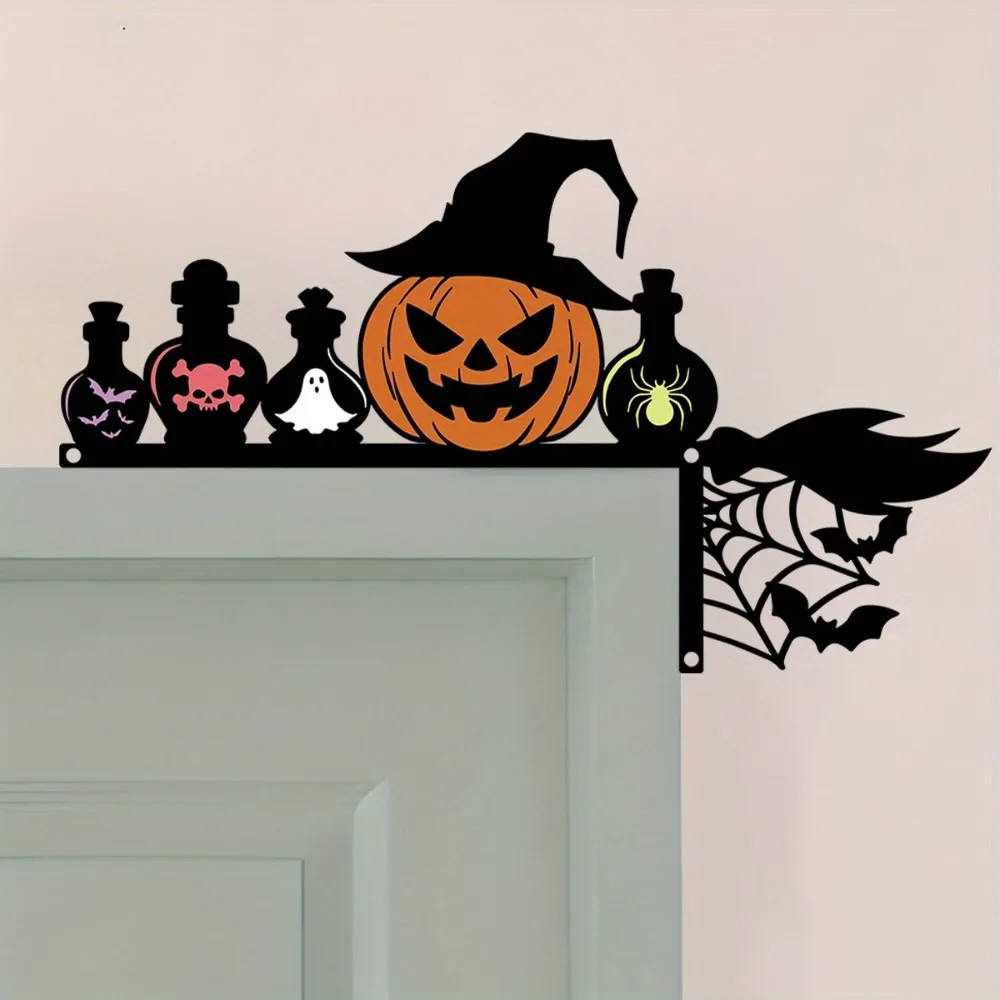 CIFBUY 할로윈 문 모서리 장식용 금속 아트, 마녀 - Spider Web Halloween Decoration 리뷰 및 가격