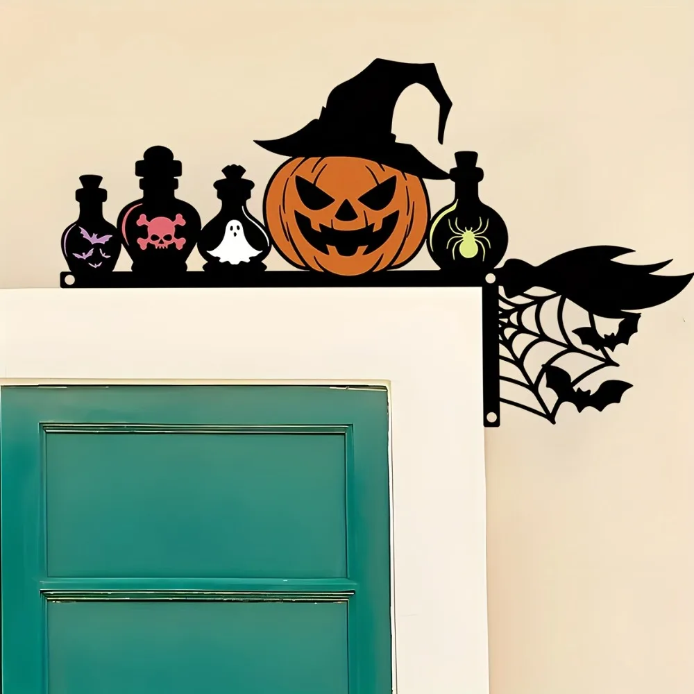 CIFBUY 할로윈 문 모서리 장식용 금속 아트, 마녀 - Spider Web Halloween Decoration 리뷰 및 가격