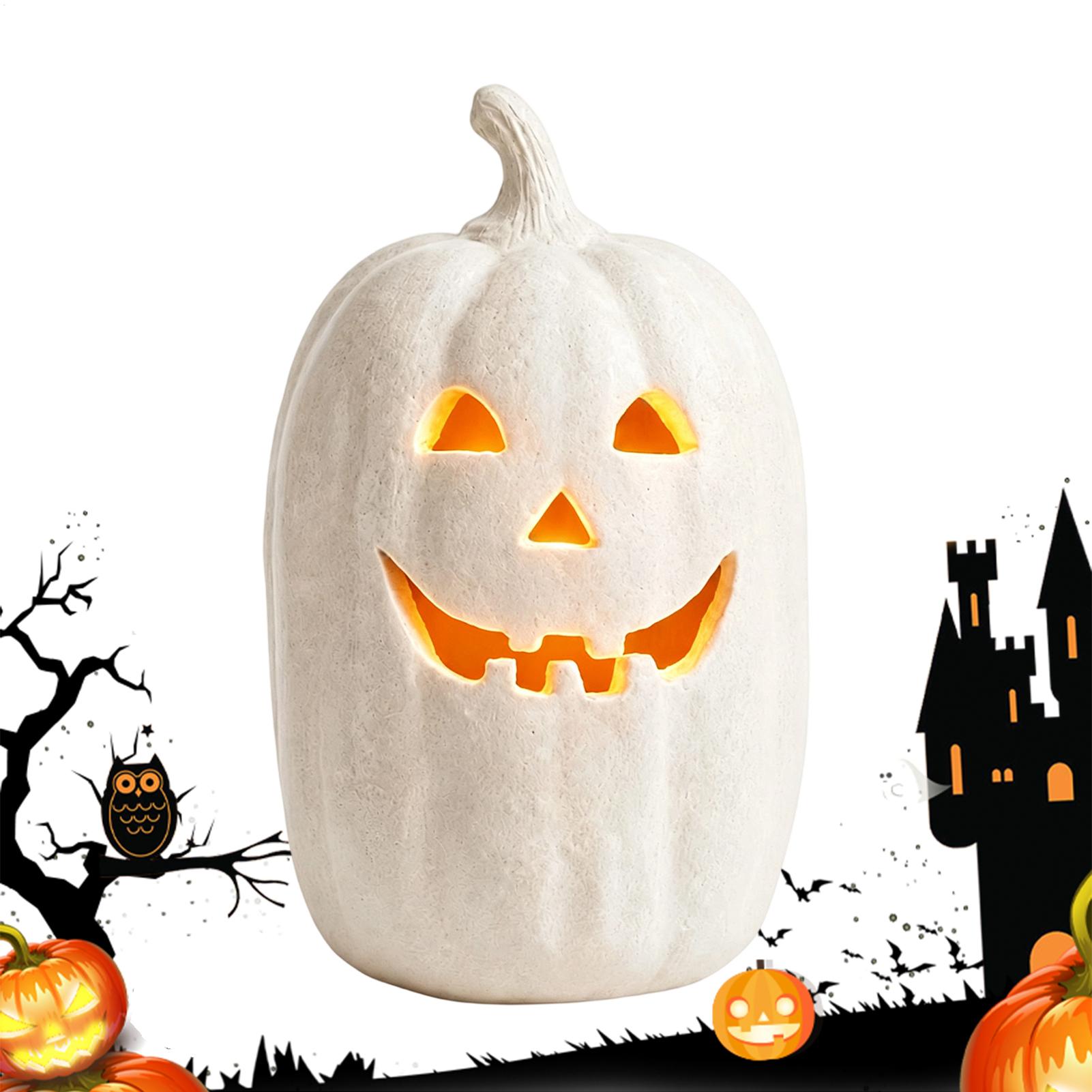 으스스한 호박 랜턴 수제 레진 랜턴 센터피스 할로윈 홈 - Pumpkin Lantern Halloween 리뷰 및 가격