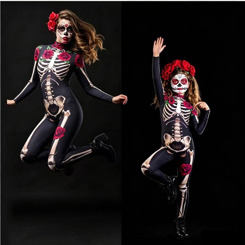 어린이 할로윈 무서운 해골 의상 어린이 전신 데스 점프 - Halloween Costume Kids 리뷰 및 가격