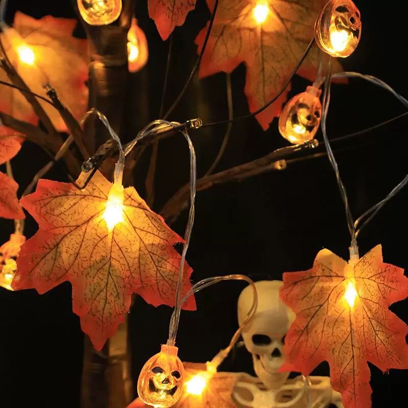 1PC 59in/118in 할로윈 LED 스트링 조명  - Halloween Led String Lights Orange 리뷰 및 가격