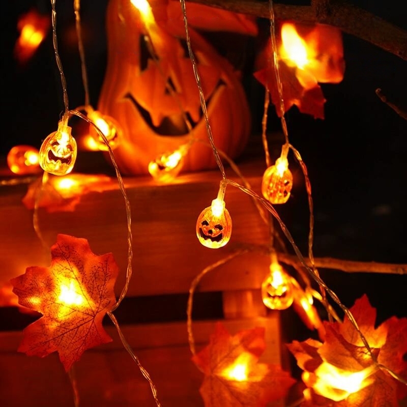 1PC 59in/118in 할로윈 LED 스트링 조명  - Halloween Led String Lights Orange 리뷰 및 가격