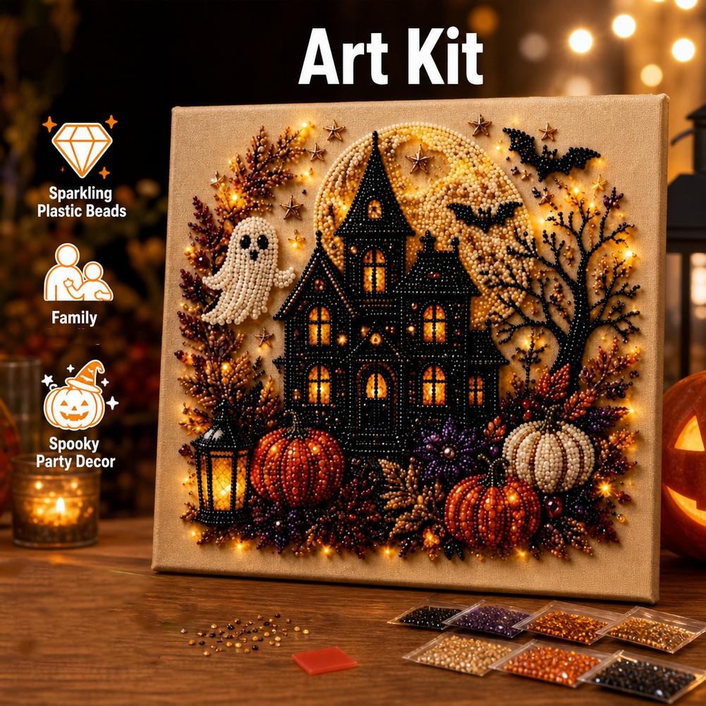 할로윈 유령 & 호박 3D 펄 아트 DIY 키트 (성인 - Pumpkin Lantern Halloween 리뷰 및 가격