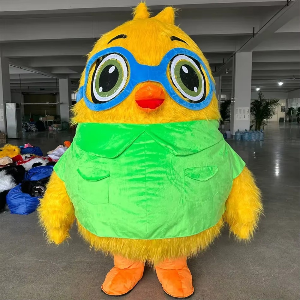 안경을 쓴 풍선 새 마스코트 의상, 성인용, 동물 테마 - Halloween Costume Adult 리뷰 및 가격