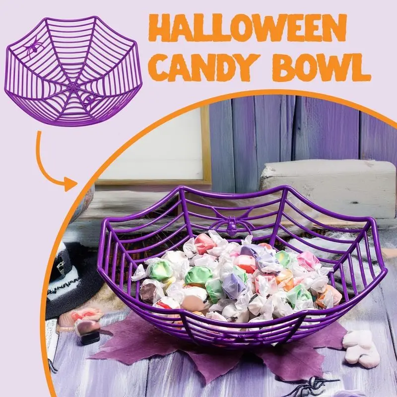 할로윈 사탕 그릇 1/3개 세트, 거미줄 장식, ‘트릭 - Spider Web Halloween Decoration 리뷰 및 가격