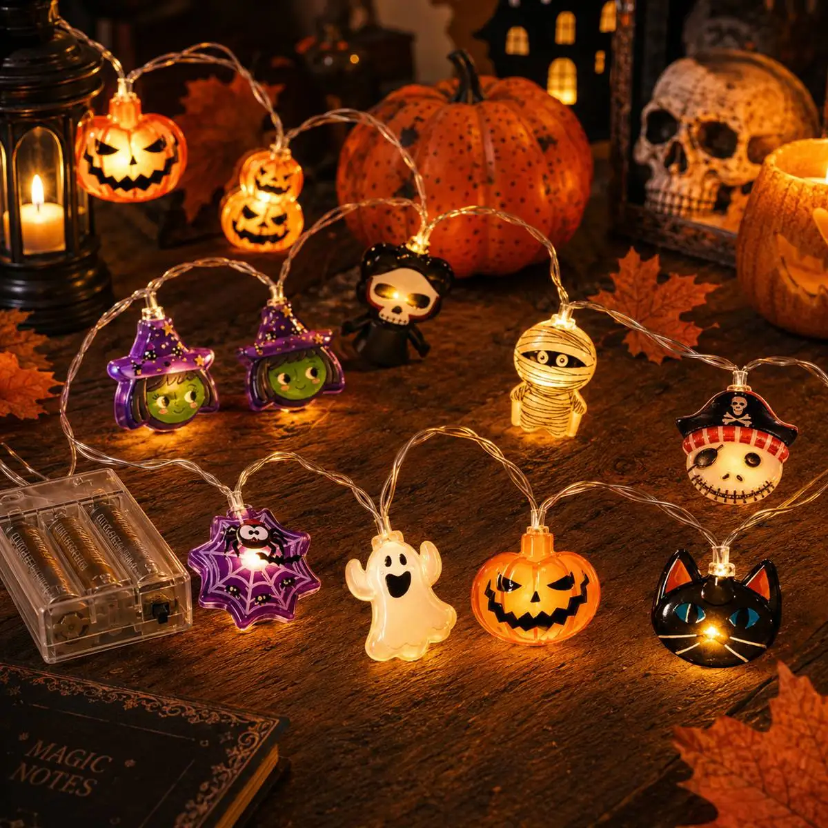 1.5m 할로윈 LED 전구 스트링 조명, 10개의 L - Halloween Pumpkin Decor Led 리뷰 및 가격