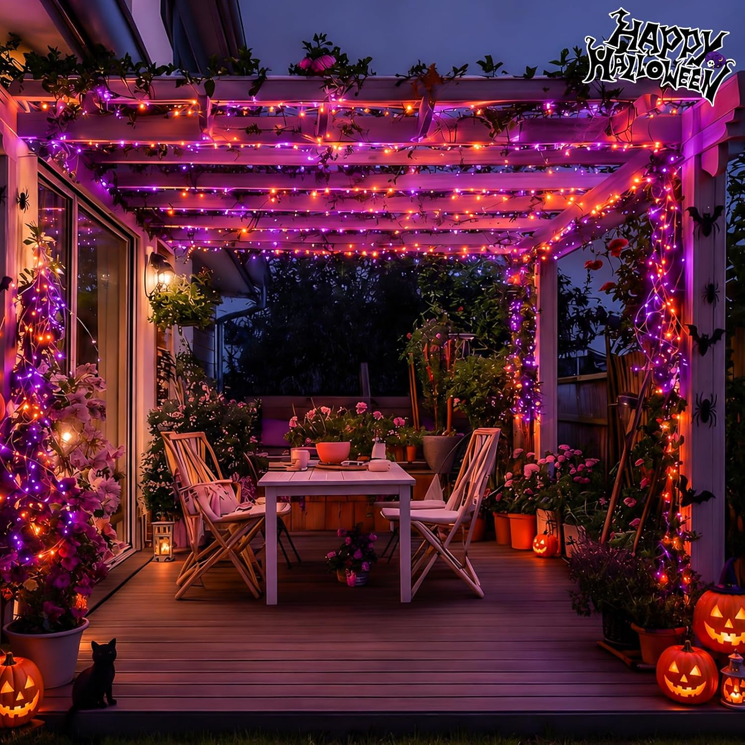 할로윈 태양광 구리 와이어 스트링 라이트 야외 방수 오 - Halloween Led String Lights Orange 리뷰 및 가격