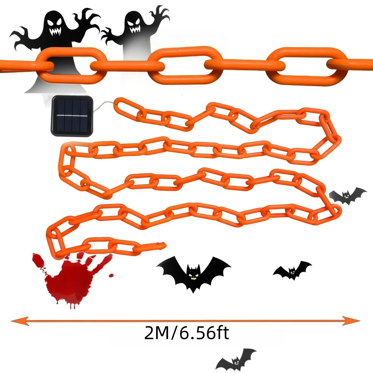 78.74인치 할로윈 야외 태양광 체인 조명 방수 LE - Halloween Led String Lights Orange 리뷰 및 가격