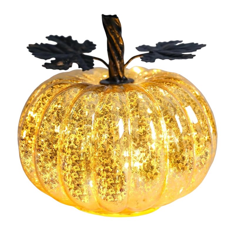 AAAN-유리 호박 조명, 배터리 작동 LED 호박 램 - Halloween Pumpkin Decor Led 리뷰 및 가격