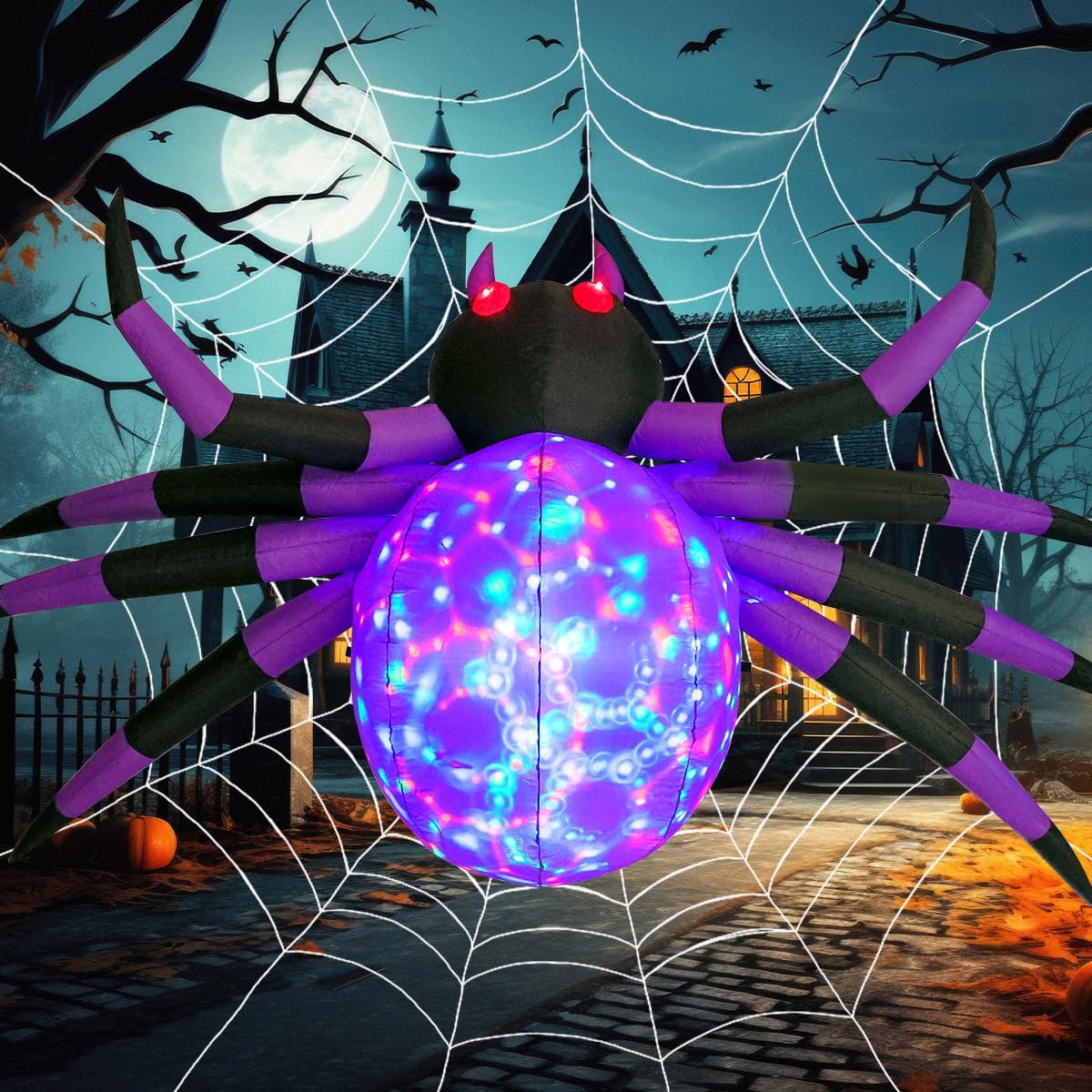 할로윈 야외 장식용 풍선 장식품 거미와 해골 호박 - Halloween Skeleton Decoration 리뷰 및 가격