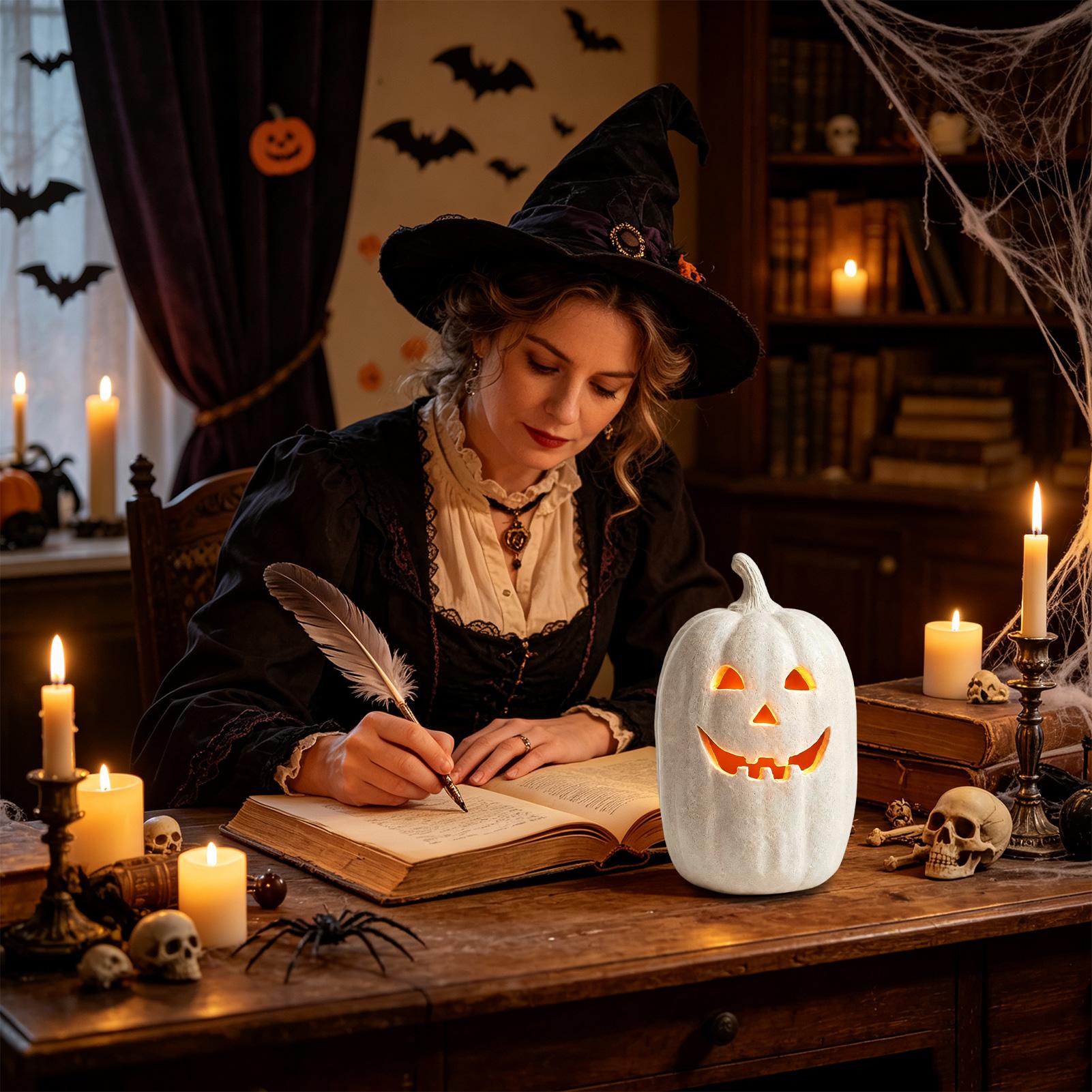 할로윈 호박 장식 레진 호박 수제 랜턴 장식 할로윈 홈 - Pumpkin Lantern Halloween 리뷰 및 가격